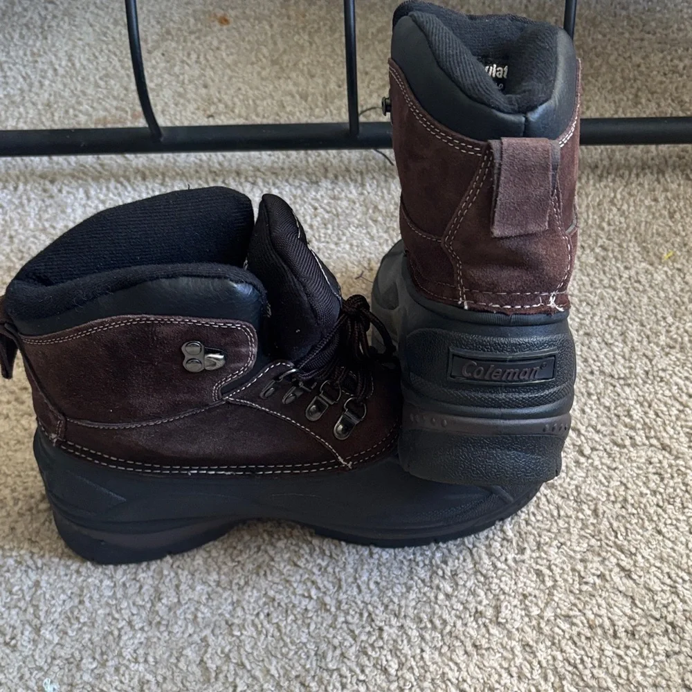 Coleman Dark Brown and Black Men's Boots